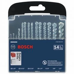 Top 10 🤩 Bosch BM5000 14-Piece Fast Spiral Rotary Masonry Bit Set 😍 -BOSCH Sales bshnbm5000 b