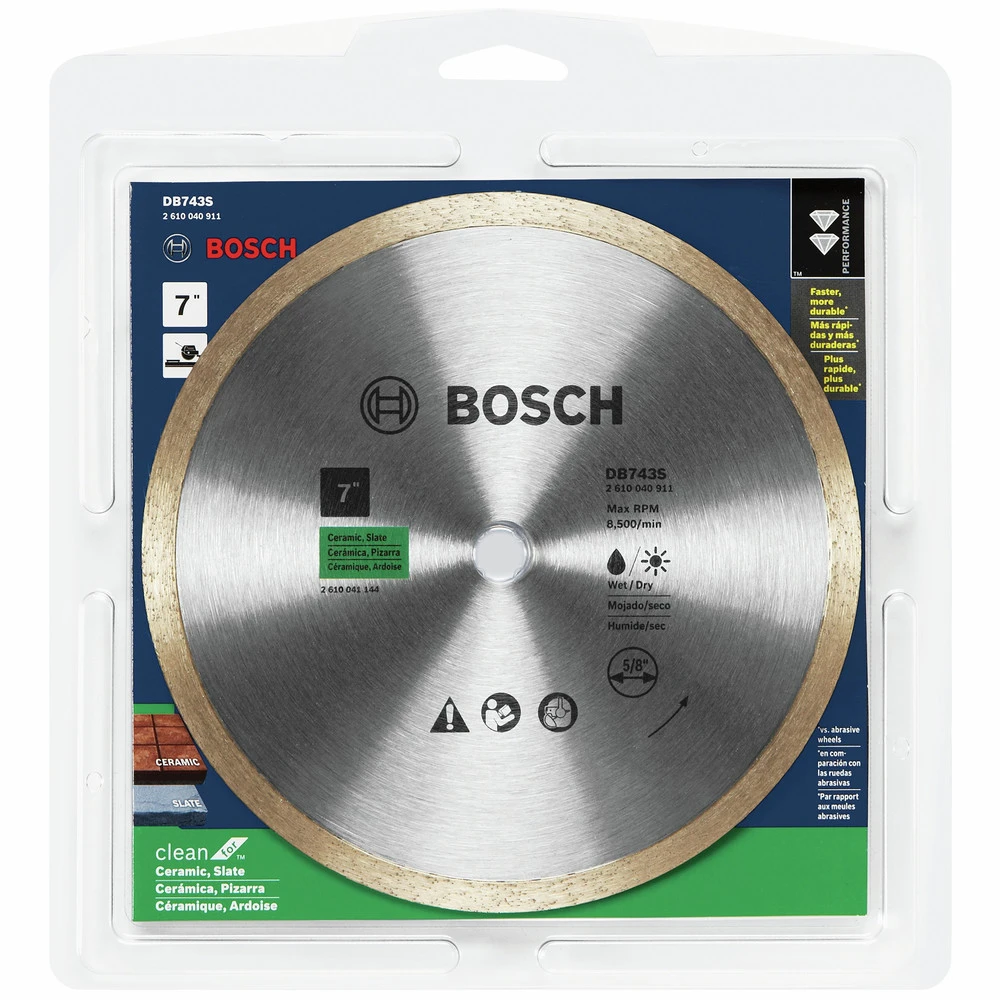Brand new ✨ Bosch DB743S Standard Continuous Rim Clean Cut 7 In. Diamond Blade ❤️ 4 Brand new ✨ Bosch DB743S Standard Continuous Rim Clean Cut 7 In. Diamond Blade ❤️ - Image 2