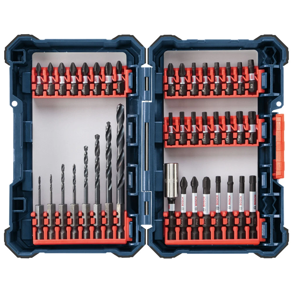 Brand new 😀 Bosch DDMS40 40 Pc. Impact Tough Drill Drive Custom Case System Set 👏 3 Brand new 😀 Bosch DDMS40 40 Pc. Impact Tough Drill Drive Custom Case System Set 👏