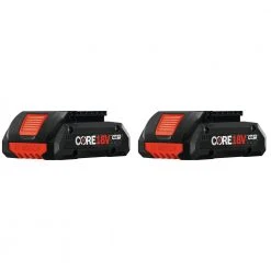 Promo 🧨 Bosch GBA18V40-2PK (2) CORE18V Lithium-Ion 4 Ah Compact Batteries 😍