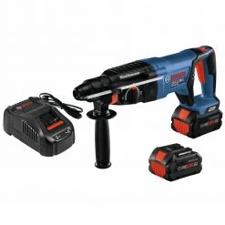 Promo 🛒 Bosch GBH18V-26DK24 Bulldog 18V EC Brushless Lithium-Ion 1 In. Cordless SDS-plus Rotary 🔨 Hammer Kit With 2 Batteries (8 Ah) 🎉