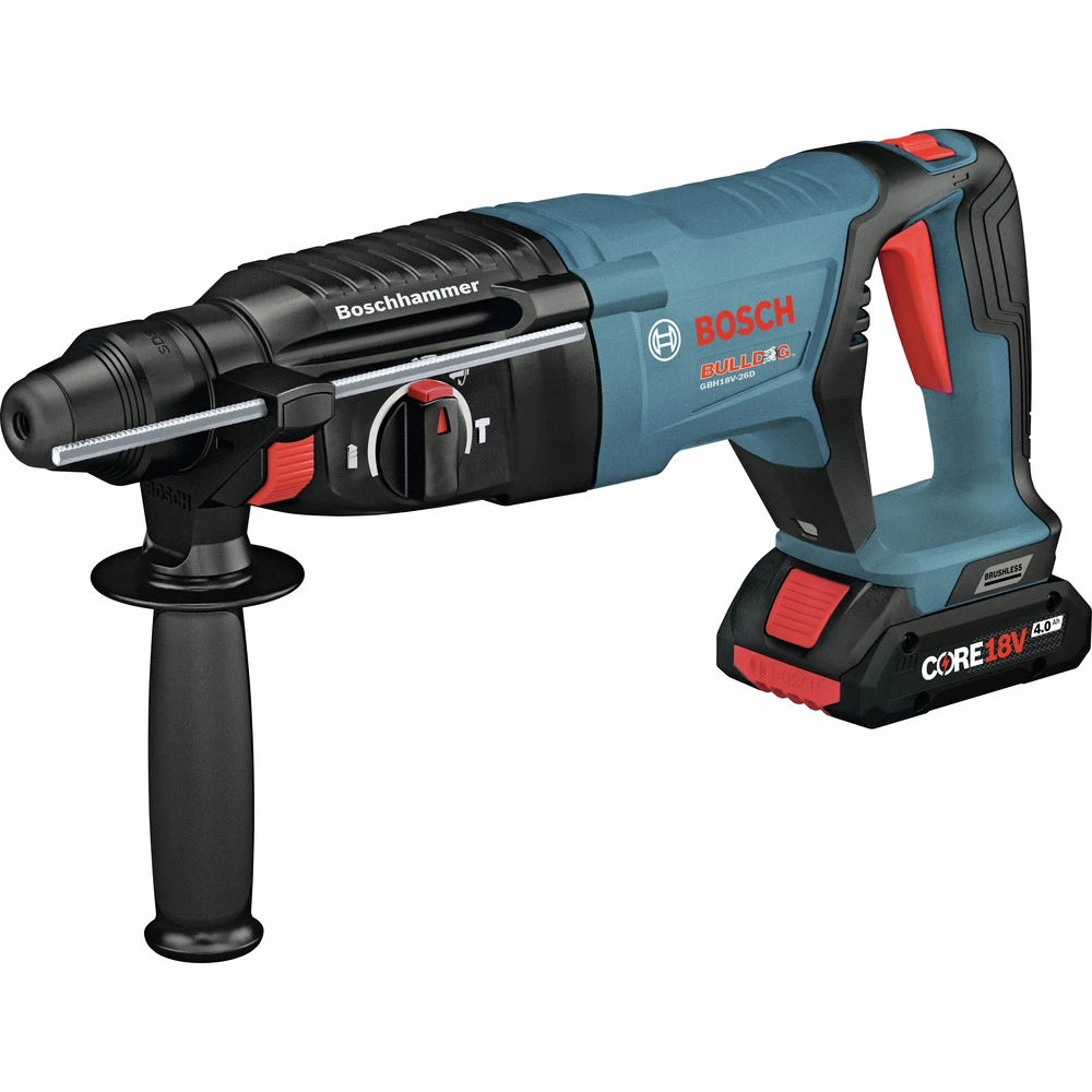 Flash Sale ๐ Bosch GBH18V-26DK25 Bulldog 18V EC Brushless Lithium-Ion 1 In. Cordless SDS-plus Rotary ๐จ Hammer Kit With 2 Batteries (4 Ah) ๐ฅ 4 Flash Sale ๐ Bosch GBH18V-26DK25 Bulldog 18V EC Brushless Lithium-Ion 1 In. Cordless SDS-plus Rotary ๐จ Hammer Kit With 2 Batteries (4 Ah) ๐ฅ - Image 2
