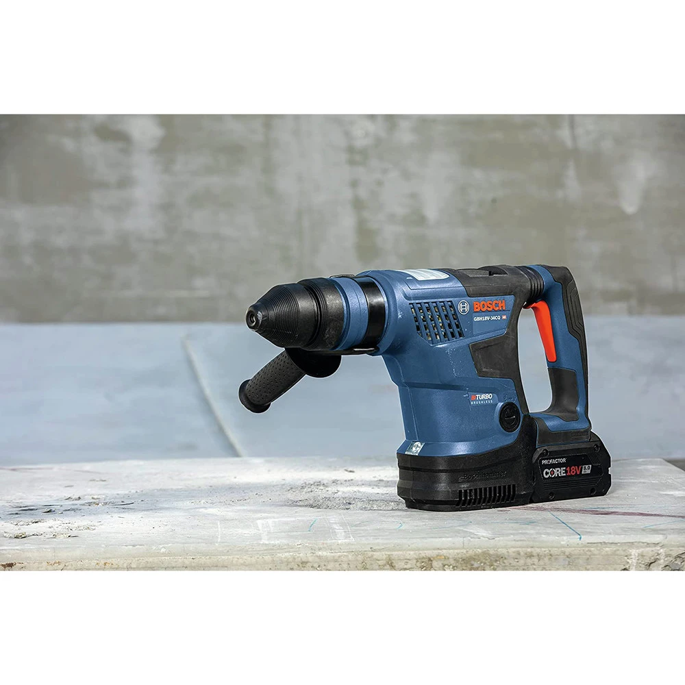 Outlet ⌛ Bosch GBH18V-34CQB24 PROFACTOR 18V Bulldog Brushless Lithium-Ion 1-1/4 In. Cordless Connected-Ready SDS-Plus Rotary 🔨 Hammer Kit With 2 Batteries (8 Ah) ⭐ 8 Outlet ⌛ Bosch GBH18V-34CQB24 PROFACTOR 18V Bulldog Brushless Lithium-Ion 1-1/4 In. Cordless Connected-Ready SDS-Plus Rotary 🔨 Hammer Kit With 2 Batteries (8 Ah) ⭐ - Image 6