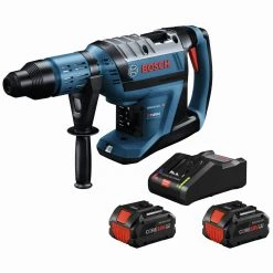 Flash Sale ⭐ Bosch GBH18V-45CK24 PROFACTOR 18V Cordless SDS-max 1-7/8 In. Rotary 🔨 Hammer Kit With BiTurbo Brushless Technology Kit With (2) 8 Ah Batteries 🎁