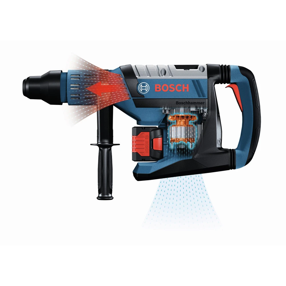 Flash Sale โญ Bosch GBH18V-45CK24 PROFACTOR 18V Cordless SDS-max 1-7/8 In. Rotary ๐จ Hammer Kit With BiTurbo Brushless Technology Kit With (2) 8 Ah Batteries ๐ 6 Flash Sale โญ Bosch GBH18V-45CK24 PROFACTOR 18V Cordless SDS-max 1-7/8 In. Rotary ๐จ Hammer Kit With BiTurbo Brushless Technology Kit With (2) 8 Ah Batteries ๐ - Image 4