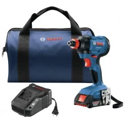 BOSCH Sales 63 Best deal 👍 Bosch GDX18V-1600B12 18V Freak Lithium-Ion 1/4 In. And 1/2 In. Cordless Two-In-One Bit/Socket Impact Driver Kit (2 Ah) ❤️