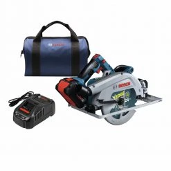 Cheapest ✔️ Bosch GKS18V-25GCB14 PROFACTOR 18V Cordless 7-1/4 In. Circular Saw Kit With BiTurbo Brushless Technology And Track Compatibility Kit With (1) 8 Ah Battery 🎉