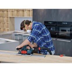New ✔️ Bosch GKT18V-20GCL14 PROFACTOR 18V Cordless 5-1/2 In. Track Saw Kit With BiTurbo Brushless Technology And Plunge Action Kit With (1) 8 Ah Battery ⌛ -BOSCH Sales bshngkt18v 20gcl14 i