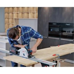 Outlet 👍 Bosch GKT18V-20GCL PROFACTOR 18V Cordless 5-1/2 In. Track Saw With BiTurbo Brushless Technology And Plunge Action (Tool Only) 😉 -BOSCH Sales bshngkt18v 20gcl h