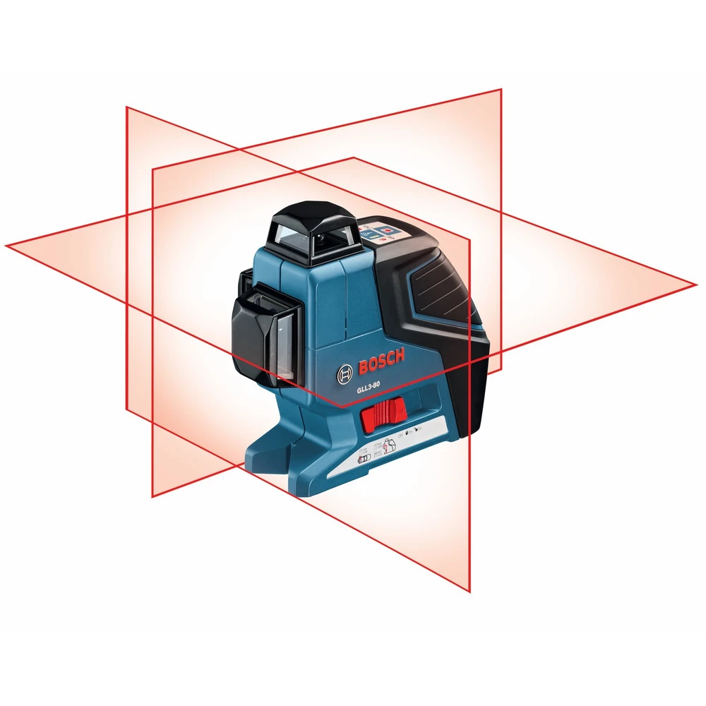 Discount ❤️ Bosch GLL 3-80 + LR2 3-Plane Leveling And Alignment Laser With Line Laser Receiver 😀 4 Discount ❤️ Bosch GLL 3-80 + LR2 3-Plane Leveling And Alignment Laser With Line Laser Receiver 😀 - Image 2