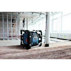 Deals 🎉 Bosch GPB18V-5CN 18V Lithium-Ion Bluetooth 5 Cordless/Corded Jobsite Radio And Power Station With 2 AA Batteries (Tool Only) ✔️ -BOSCH Sales bshngpb18v 5cn b