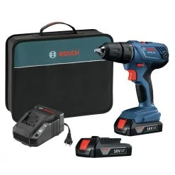 BOSCH Sales 58 Best deal ⭐ Bosch GSR18V-190B22 18V Compact Lithium-Ion 1/2 In. Cordless Drill/Driver Kit (1.5 Ah) 🎉
