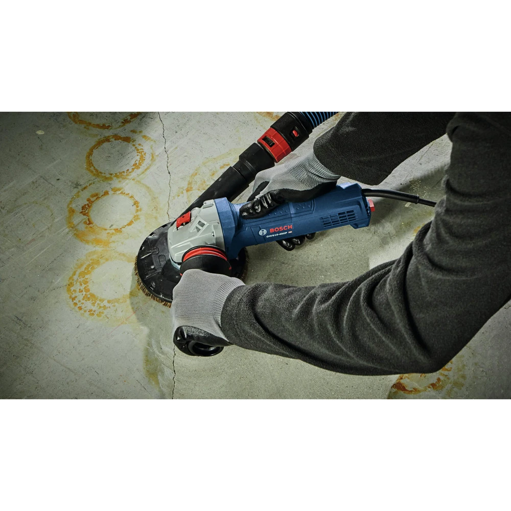 Brand new 🎉 Bosch GWS10-450P 120V 10 Amp Compact 4-1/2 In. Corded Ergonomic Angle Grinder With Paddle Switch 😀 10 Brand new 🎉 Bosch GWS10-450P 120V 10 Amp Compact 4-1/2 In. Corded Ergonomic Angle Grinder With Paddle Switch 😀 - Image 8