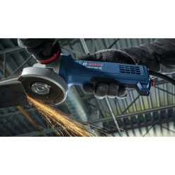 Best Pirce 😍 Bosch GWS10-450PD 120V 10 Amp Compact 4-1/2 In. Corded Ergonomic Angle Grinder With No Lock-On Paddle Switch 👏 -BOSCH Sales bshngws10 450pd f