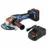 New 🔔 Bosch GWX18V-13CB14 PROFACTOR 18V Spitfire X-LOCK 5-6 In. Cordless Angle Grinder Kit With (1) CORE18V 8.0 Ah Performance Battery ❤️ -BOSCH Sales bshngwx18v 13cb14