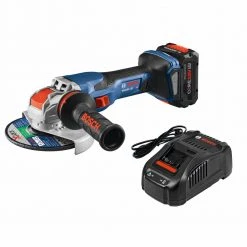New 🔔 Bosch GWX18V-13CB14 PROFACTOR 18V Spitfire X-LOCK 5-6 In. Cordless Angle Grinder Kit With (1) CORE18V 8.0 Ah Performance Battery ❤️