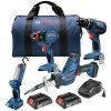 Top 10 โ๏ธ Bosch GXL18V-496B22 18V Compact Lithium-Ion Cordless 4-Tool Combo Kit (2 Ah) ๐งจ 1 Top 10 โ๏ธ Bosch GXL18V-496B22 18V Compact Lithium-Ion Cordless 4-Tool Combo Kit (2 Ah) ๐งจ -BOSCH Sales bshngxl18v 496b22