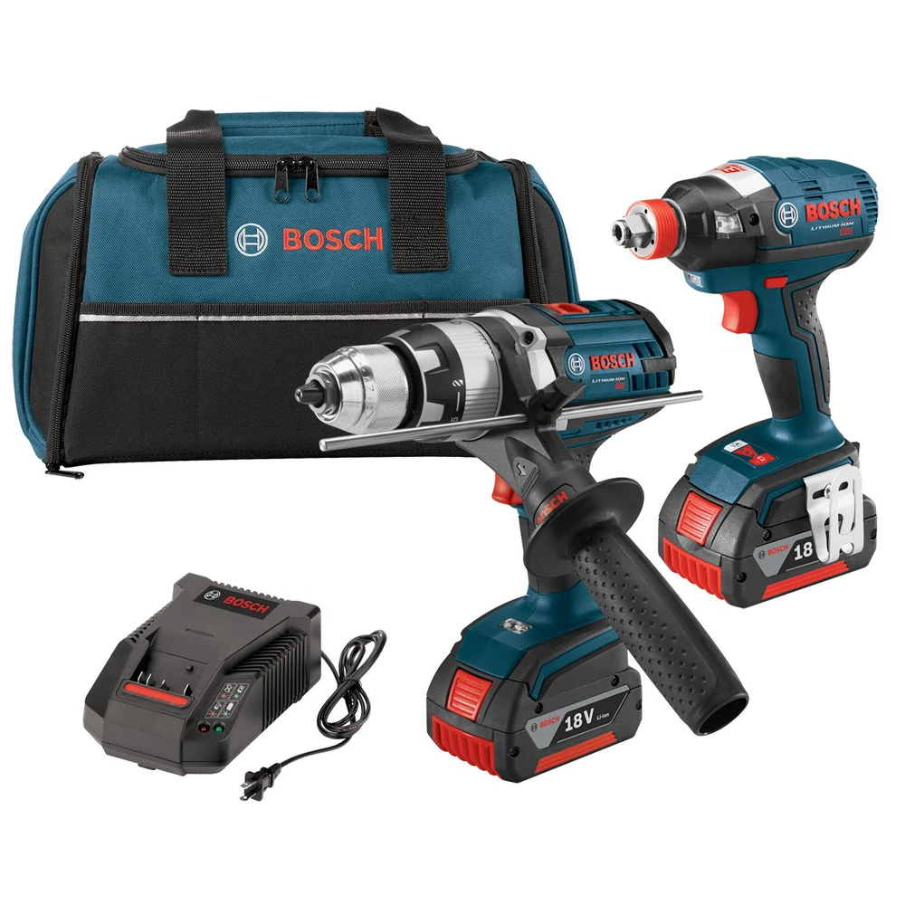 Budget ๐ Factory Reconditioned Bosch CLPK224-181-RT 18V Cordless Lithium-Ion 1/2 In. ๐จ Hammer Drill And Socket Ready Impact Driver Combo Kit ๐ 3 Budget ๐ Factory Reconditioned Bosch CLPK224-181-RT 18V Cordless Lithium-Ion 1/2 In. ๐จ Hammer Drill And Socket Ready Impact Driver Combo Kit ๐