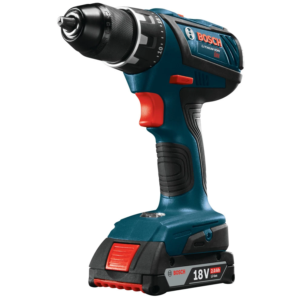 New ๐ Factory Reconditioned Bosch DDS181A-02-RT 18V Lithium-Ion Compact Tough 1/2 In. Cordless Drill Driver Kit (2 Ah) ๐ 4 New ๐ Factory Reconditioned Bosch DDS181A-02-RT 18V Lithium-Ion Compact Tough 1/2 In. Cordless Drill Driver Kit (2 Ah) ๐ - Image 2