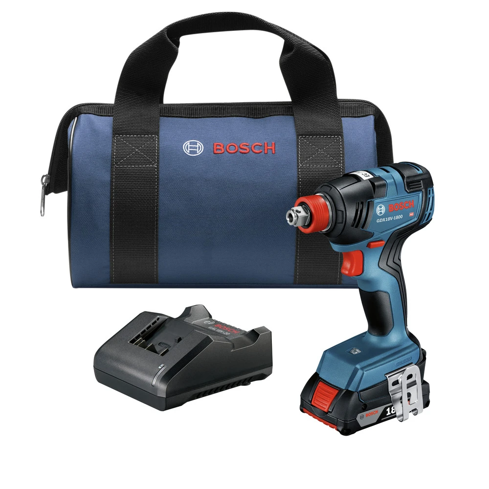 Best Pirce π Factory Reconditioned Bosch GDX18V-1800B12-RT 18V EC Brushless Lithium-Ion 1/4 In. And 1/2 In. Cordless 2-in-1 Bit/Socket Impact Driver Kit (2 Ah) π 3 Best Pirce π Factory Reconditioned Bosch GDX18V-1800B12-RT 18V EC Brushless Lithium-Ion 1/4 In. And 1/2 In. Cordless 2-in-1 Bit/Socket Impact Driver Kit (2 Ah) π