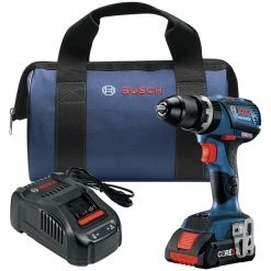 Hot Sale 🛒 Factory Reconditioned Bosch GSB18V-535CB15-RT 18V Lithium-Ion Brushless 1/2 In. Cordless 🔨 Hammer Drill Driver Kit (4 Ah) ⭐