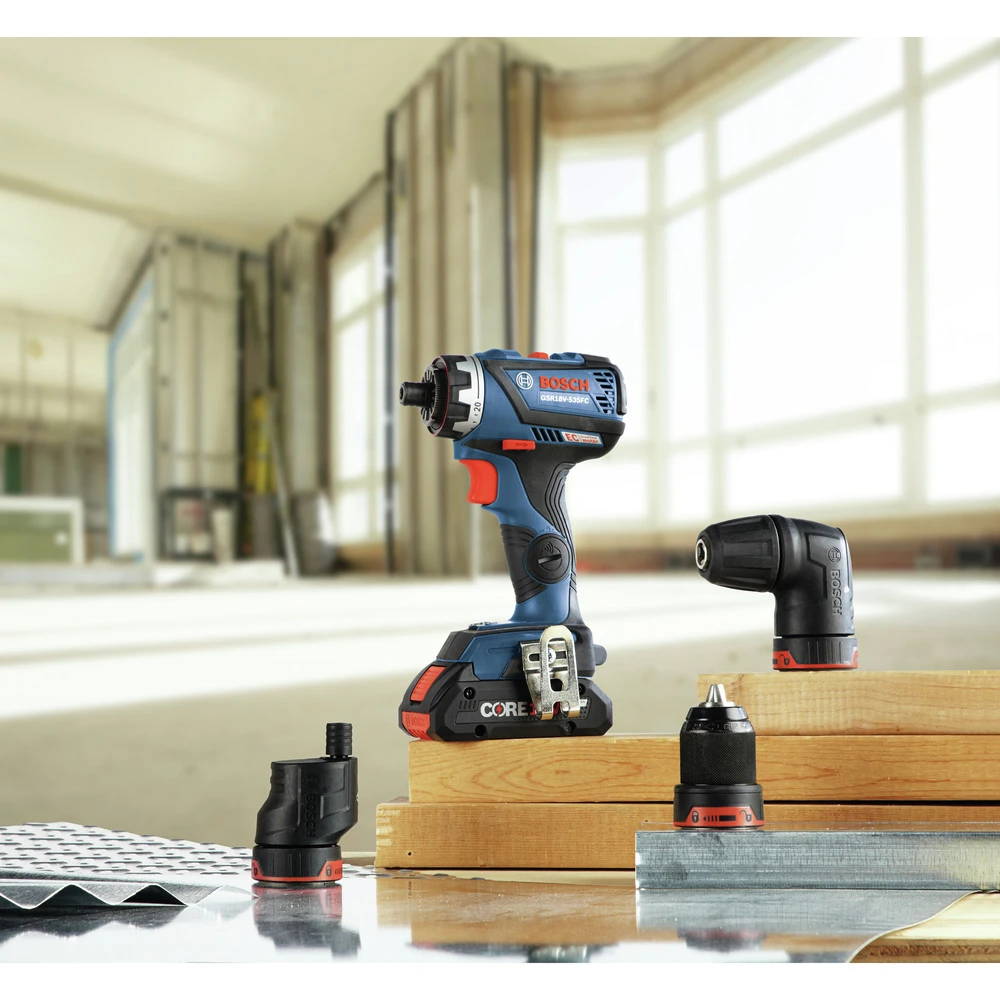 New ๐ Factory Reconditioned Bosch GSR18V-535FCB15-RT 18V EC Brushless Connected-Ready Flexiclick 5-in-1 Cordless Drill Driver System Kit (4 Ah) ๐ 15 New ๐ Factory Reconditioned Bosch GSR18V-535FCB15-RT 18V EC Brushless Connected-Ready Flexiclick 5-in-1 Cordless Drill Driver System Kit (4 Ah) ๐ - Image 13