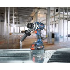 Flash Sale 🧨 Factory Reconditioned Bosch GSR18V-755CB25-RT 18V Brushless EC Connected Ready, Brute Tough Lithium-Ion 1/2 In. Cordless Drill Driver Kit With 2 Compact Batteries (4.0 Ah) 🎉 -BOSCH Sales bshrgsr18v 755cb25 rt e