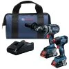 Budget ๐ Factory Reconditioned Bosch GXL18V-224B25-RT 18V Brute Tough Connected-Ready EC Brushless Li-Ion 1/2 In. Cordless ๐จ Hammer Drill Driver / 1/4 / 1/2 In. 2-In-1 Impact Driver Combo Kit (4 Ah) ๐ 2 Budget ๐ Factory Reconditioned Bosch GXL18V-224B25-RT 18V Brute Tough Connected-Ready EC Brushless Li-Ion 1/2 In. Cordless ๐จ Hammer Drill Driver / 1/4 / 1/2 In. 2-In-1 Impact Driver Combo Kit (4 Ah) ๐ -BOSCH Sales bshrgxl18v 224b25 rt