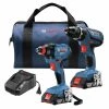 Flash Sale 😍 Factory Reconditioned Bosch GXL18V-232B22-RT 18V Compact Tough Lithium-Ion 1/2 In. Cordless Drill Driver / 1/4 In. And 1/2 In. 2-in-1 Bit/Socket Impact Driver Combo Kit (2 Ah) ⌛ 2 Flash Sale 😍 Factory Reconditioned Bosch GXL18V-232B22-RT 18V Compact Tough Lithium-Ion 1/2 In. Cordless Drill Driver / 1/4 In. And 1/2 In. 2-in-1 Bit/Socket Impact Driver Combo Kit (2 Ah) ⌛ -BOSCH Sales bshrgxl18v 232b22 rt