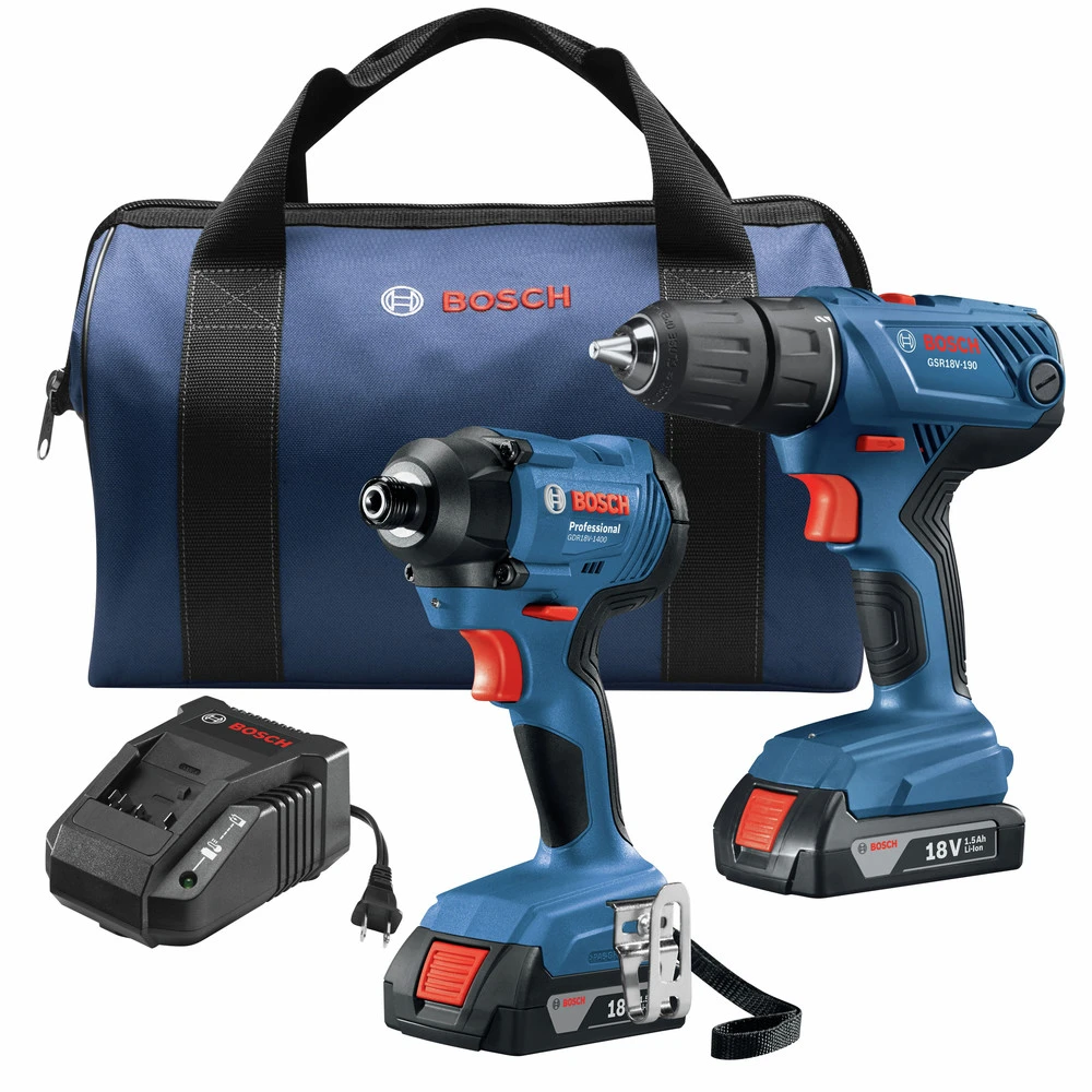 Outlet ๐ Factory Reconditioned Bosch GXL18V-26B22-RT 18V Lithium-Ion 2 Ah Compact Drill Driver / Hex Impact Driver Combo Kit ๐ฏ 3 Outlet ๐ Factory Reconditioned Bosch GXL18V-26B22-RT 18V Lithium-Ion 2 Ah Compact Drill Driver / Hex Impact Driver Combo Kit ๐ฏ