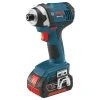 Best Sale 👏 Factory Reconditioned Bosch IDS181-01-RT 18V Compact Tough 1/4 In. Hex Impact Driver With 2 HC FatPack Lithium-Ion Batteries 🔔