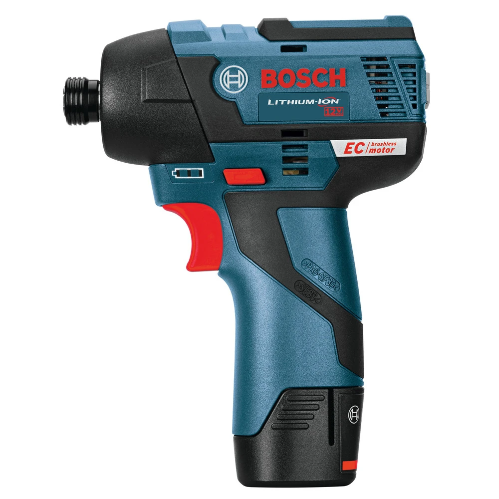 Flash Sale ⭐ Factory Reconditioned Bosch PS42-02-RT 12V MAX 2.0 Ah Cordless Lithium-Ion EC Brushless 1/4 In. Hex Impact Driver Kit 😉 4 Flash Sale ⭐ Factory Reconditioned Bosch PS42-02-RT 12V MAX 2.0 Ah Cordless Lithium-Ion EC Brushless 1/4 In. Hex Impact Driver Kit 😉 - Image 2
